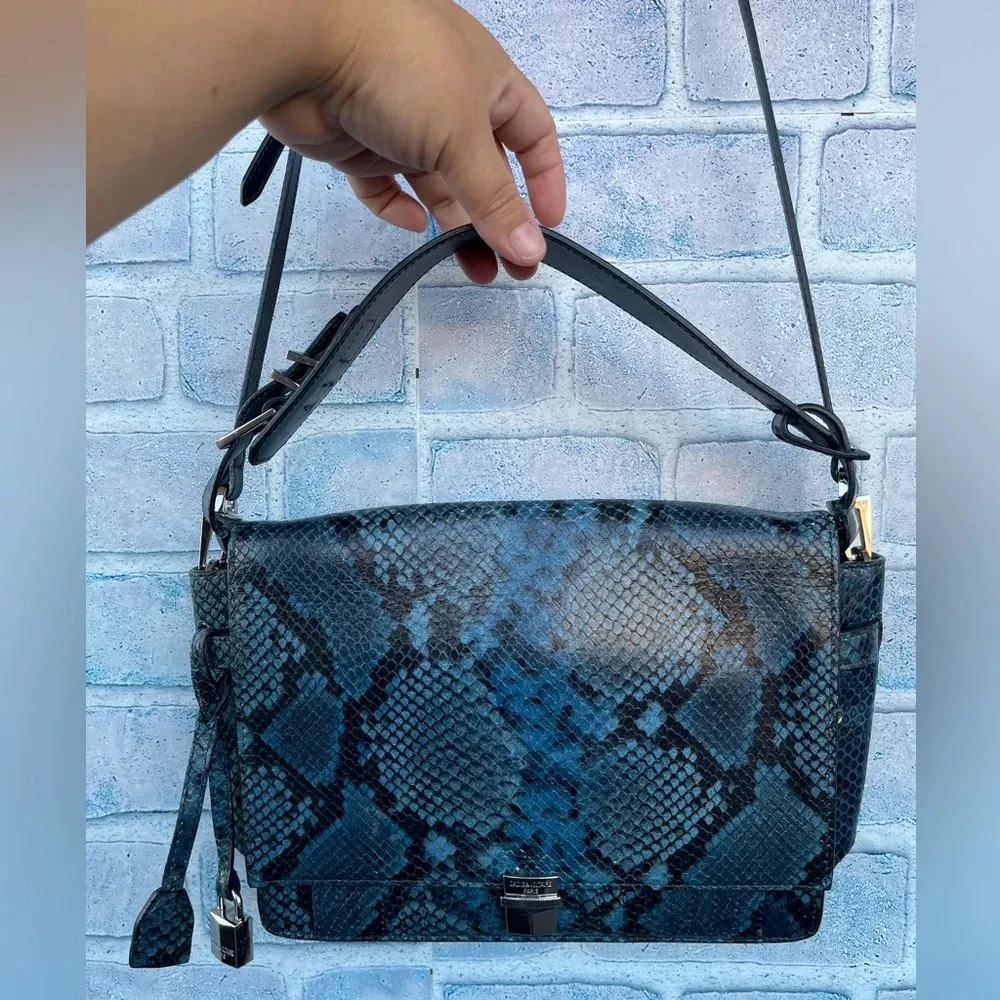 ZADIG & VOLTAIRE Optimiste snake leather crossbody bag - Image 4