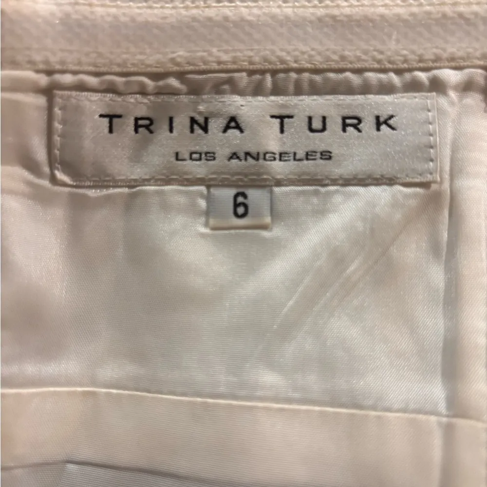 Trina Turk Tropical Print Strapless Dress size 6 - Image 4