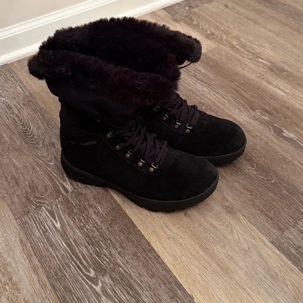 Columbia slope side omniheat black winter snow boots size 8.5 NEW - Image 14