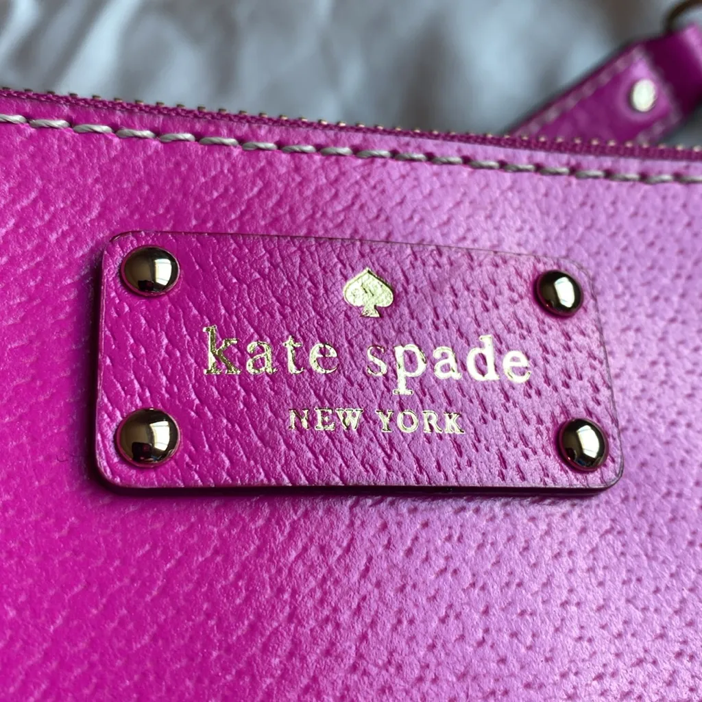Kate Spade hot pink leather shoulder bag - Image 10