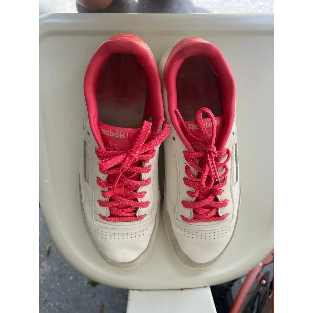 Reebok Women’s Club C 85 'Chalk Atomic Pink' Size 8.5 Sneakers - Image 10