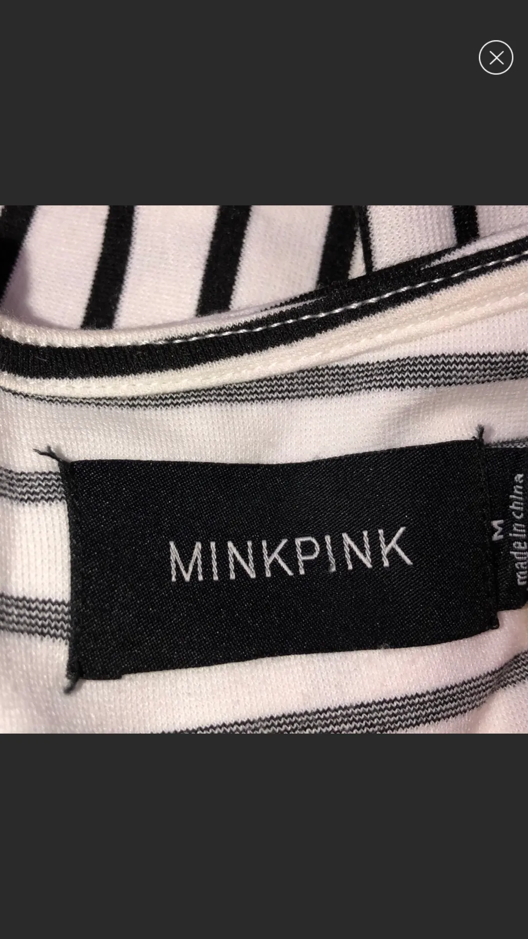 medium striped summer halter dress - Image 5