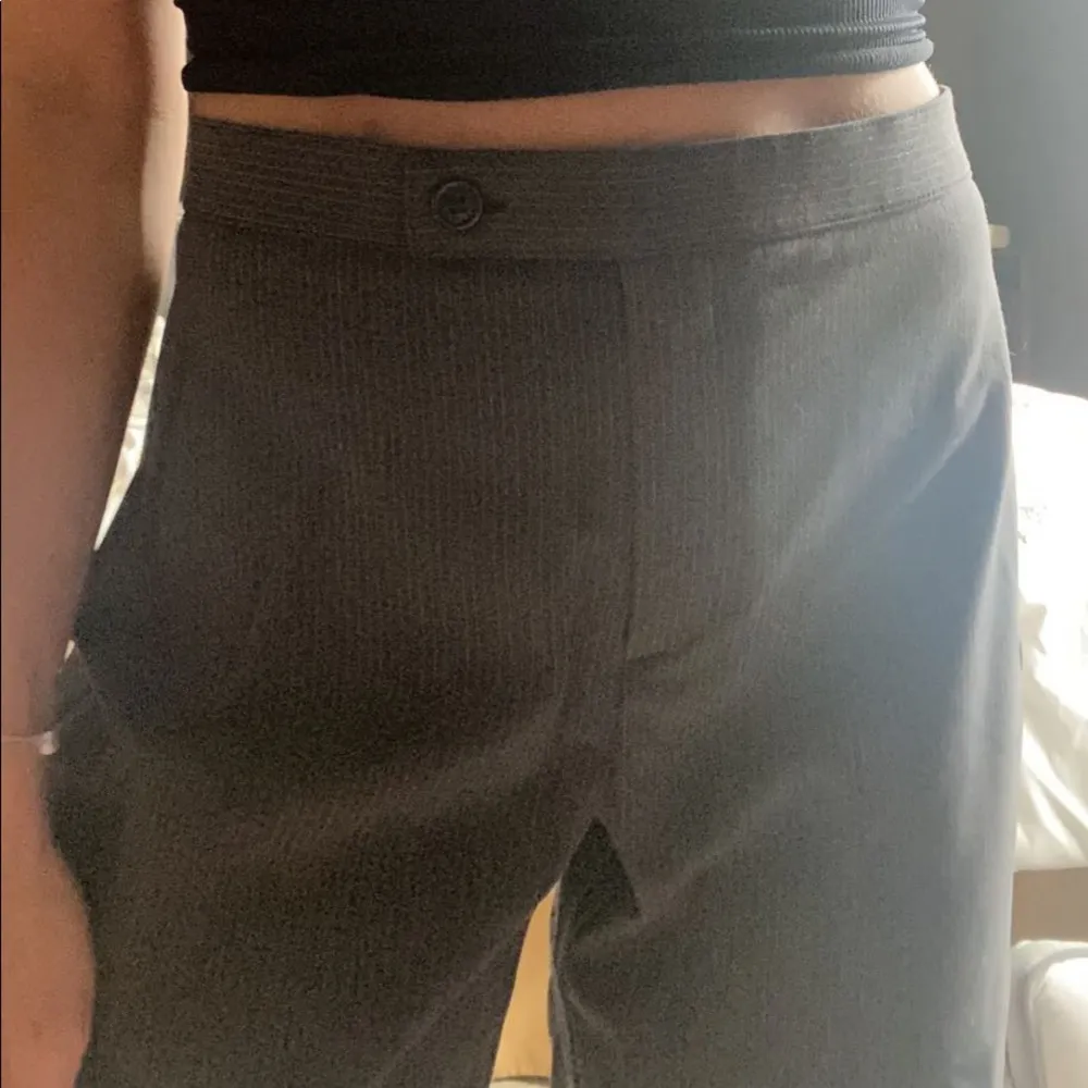 high waisted grey trousers Gray Size 6 - Image 7