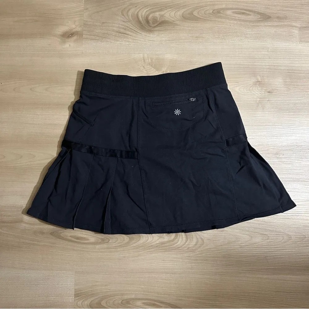 Athleta Black‎ Any Sport Pleated Skort Skirt 905866 Size XS - Image 7