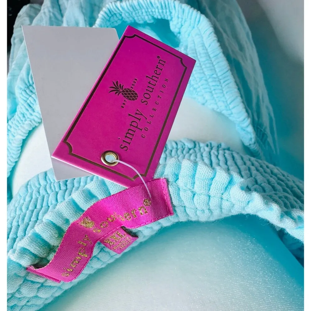 Simply Southern Pink Cut-Out Dress Women Sz XXL Cotton Gauze Muslin Boho Smock - Image 8