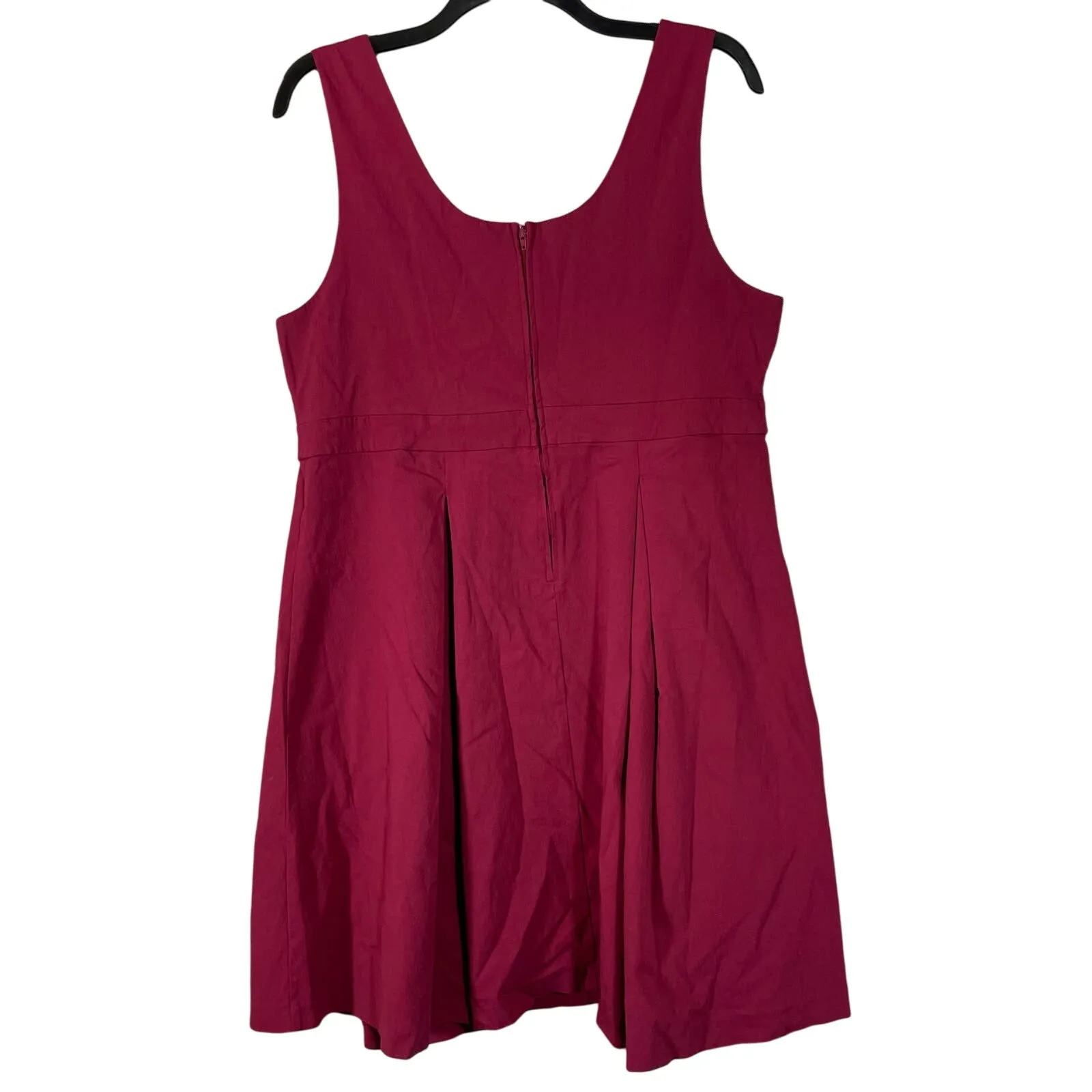 Torrid Woman’s Plus Size Burgundy Sateen Knee Length Dress - Size 20 - Formal - Image 7