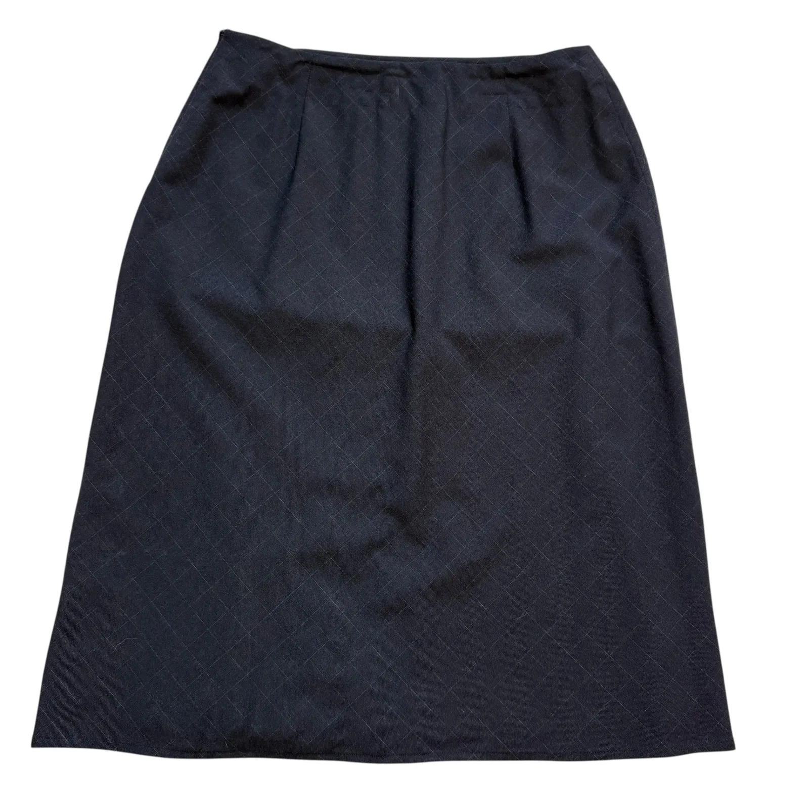 Lauren Ralph Lauren Women's Windowpane Worsted Wool Blazer Skirt Suit Size 12‎ - Image 3