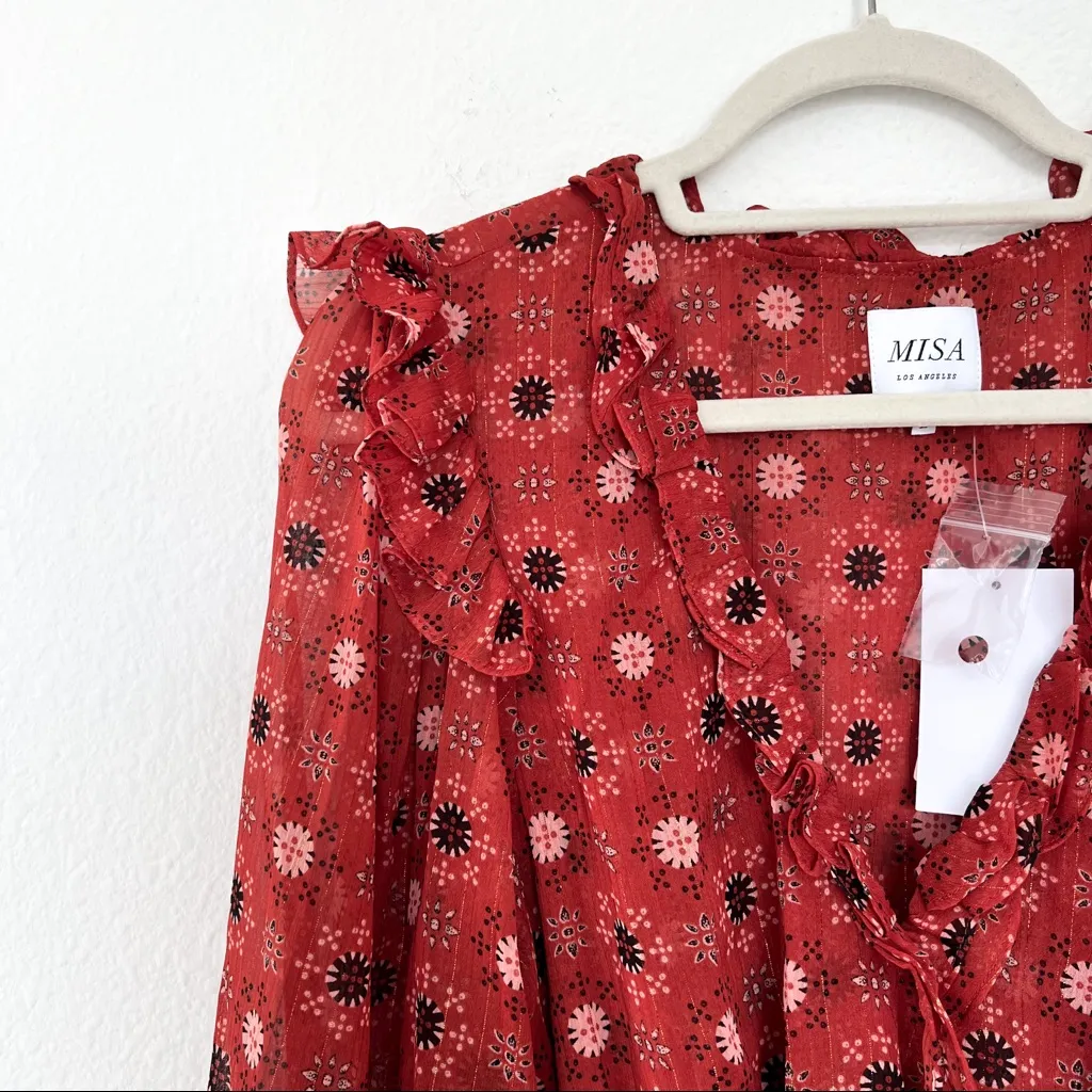 NWT Anthropologie MISA Los Angeles Veruka Mini Dress in Maravi Dots - Image 11