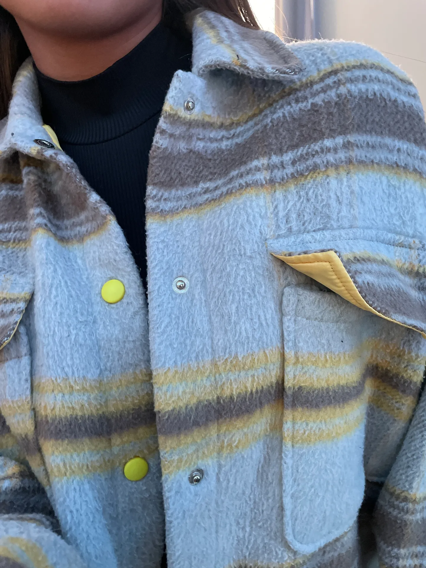 Missguided Misguided Plaid Jacket - Image 3