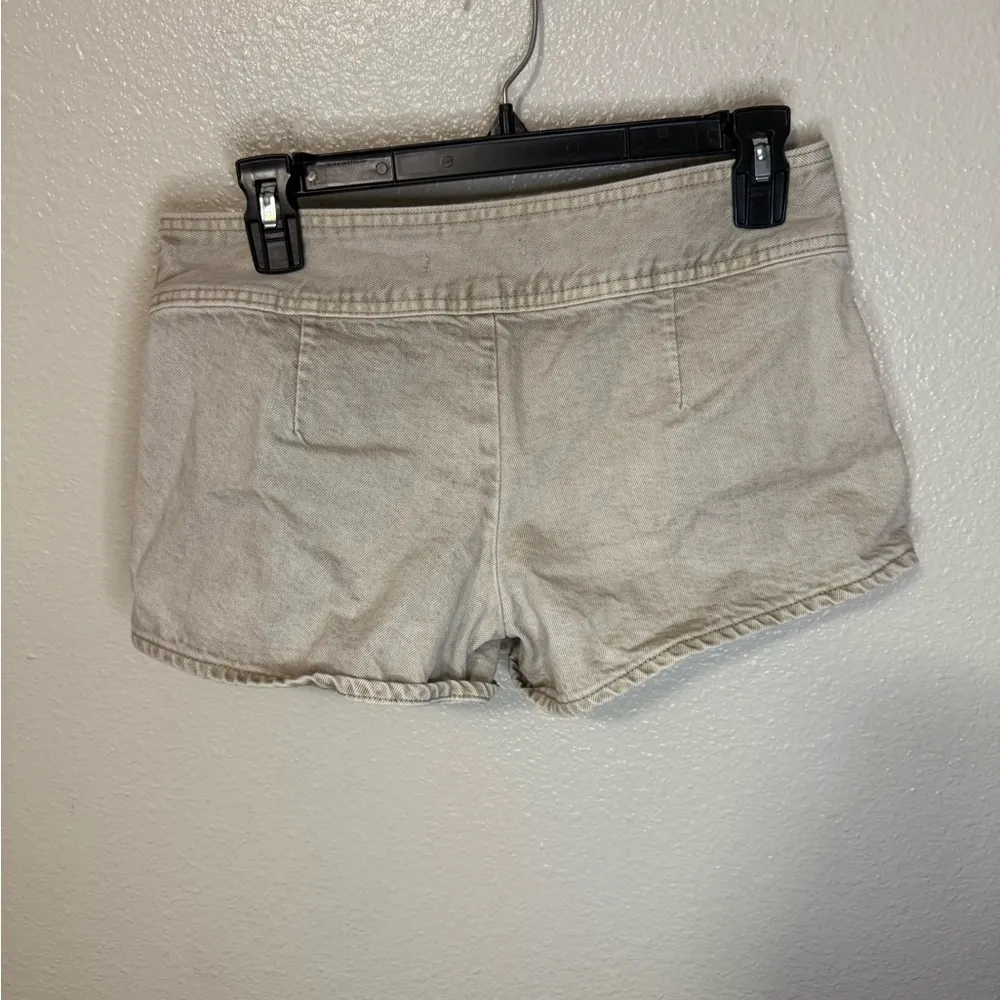 PacSun Light Tan Denim Skort size 26 - Image 6