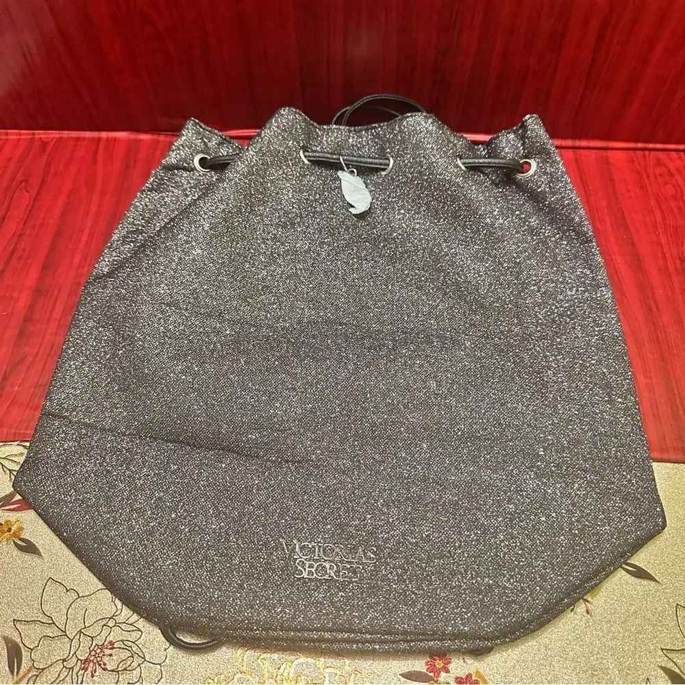 Victorias Secret black sparkles Backpack - Image 4