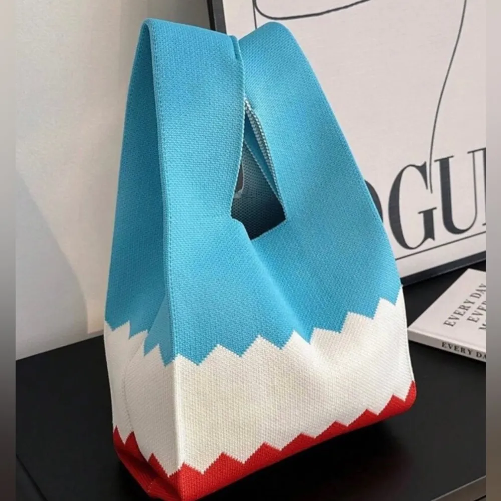 Mini Multicolor Knit Bag - Image 2