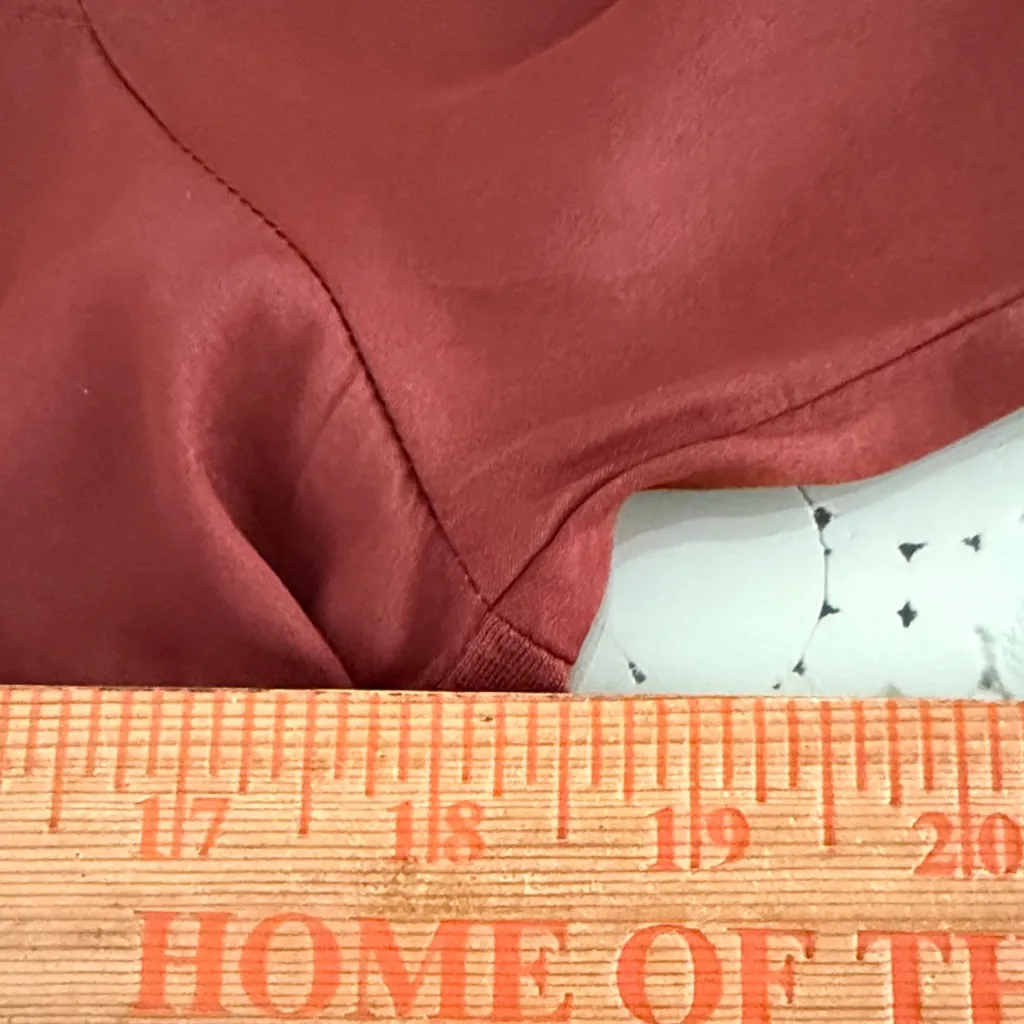 Dolan by Anthropologie Rust Brown Red Tops size Small - Image 7