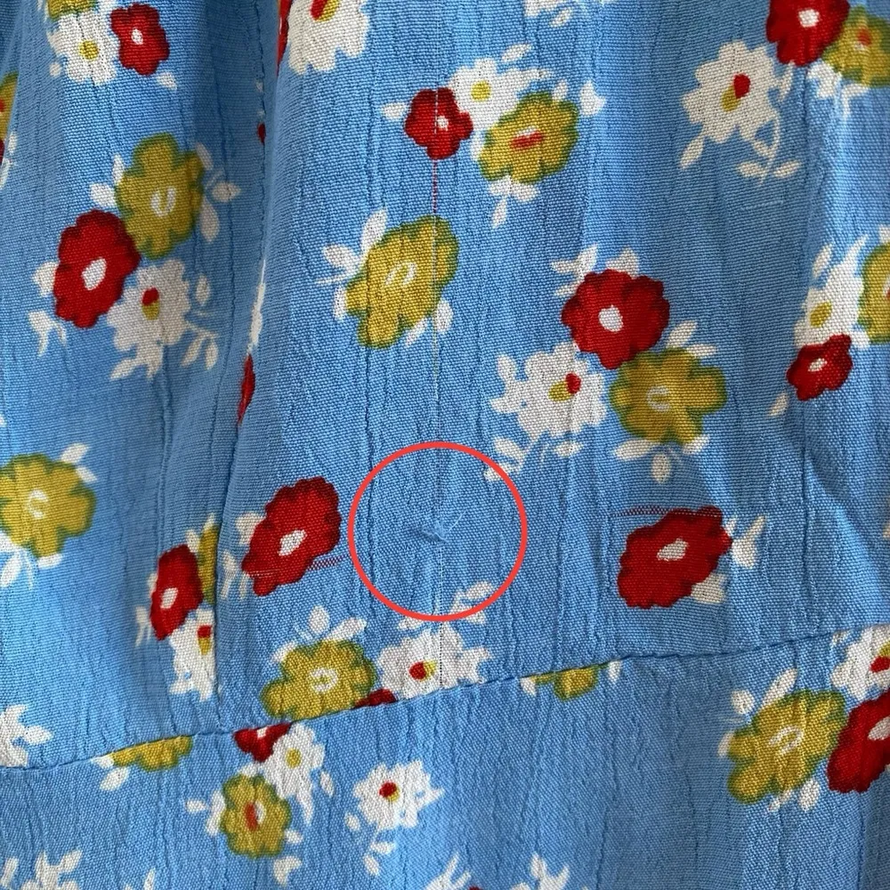 Faithfull The Brand Blue Erin Ditsy Floral Print Midi Dress Size 4 (Small) - Image 12