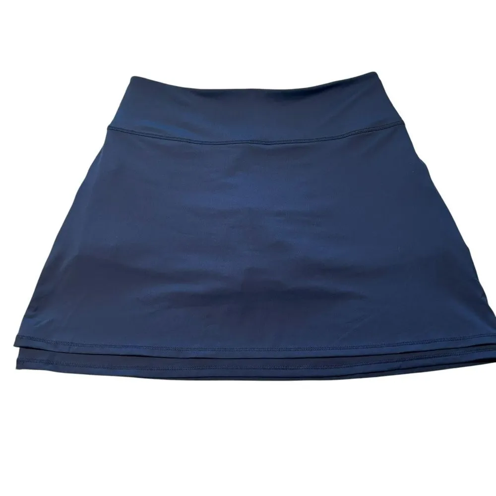 Peter Millar L Pocket‎ Front Athletic Skirt Skort Blue Tennis Golf Pickleball - Image 3