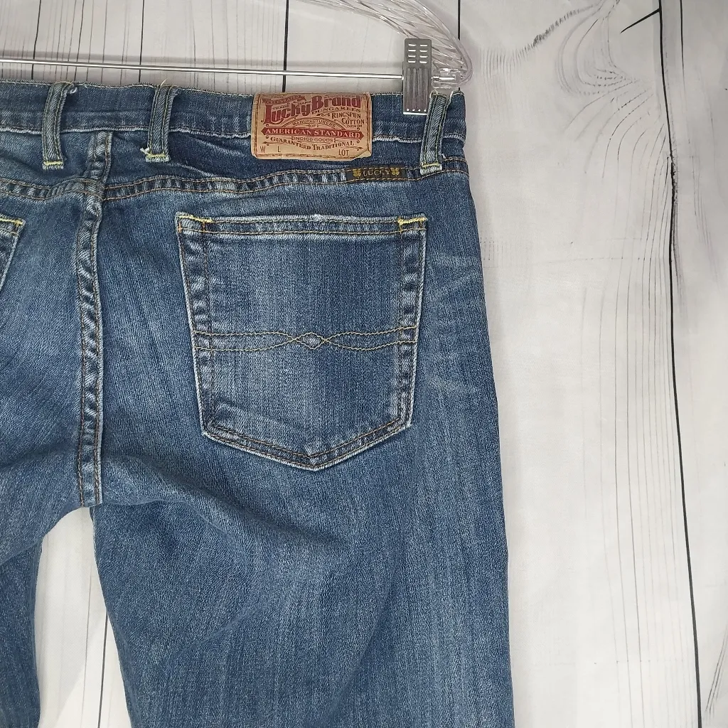 Lucky Brand Y2K Classic Low Rise Flare Blue Women's Jeans - Image 14