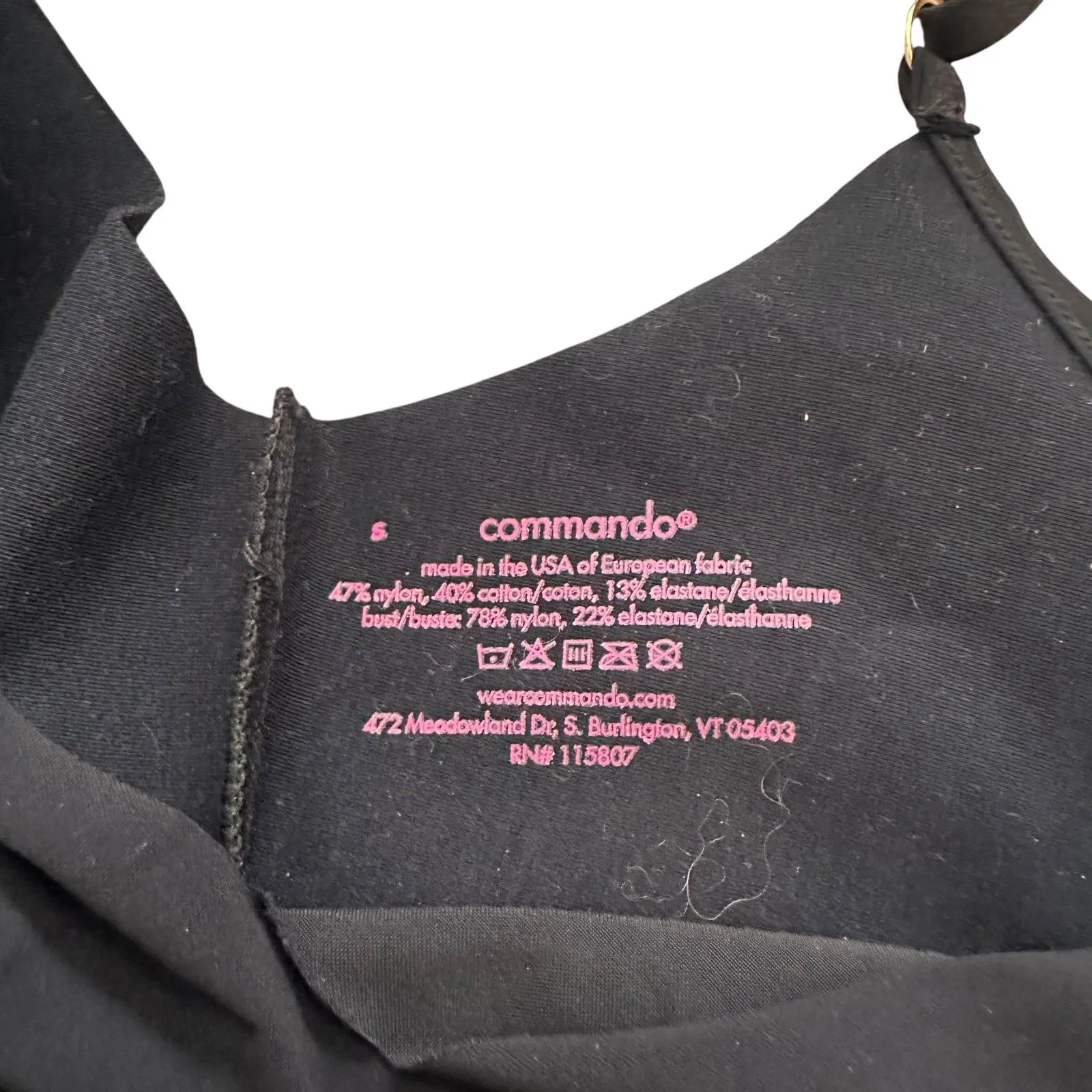 COMMANDO‎ Two Faced Tech Control Slip Black Small - Image 5