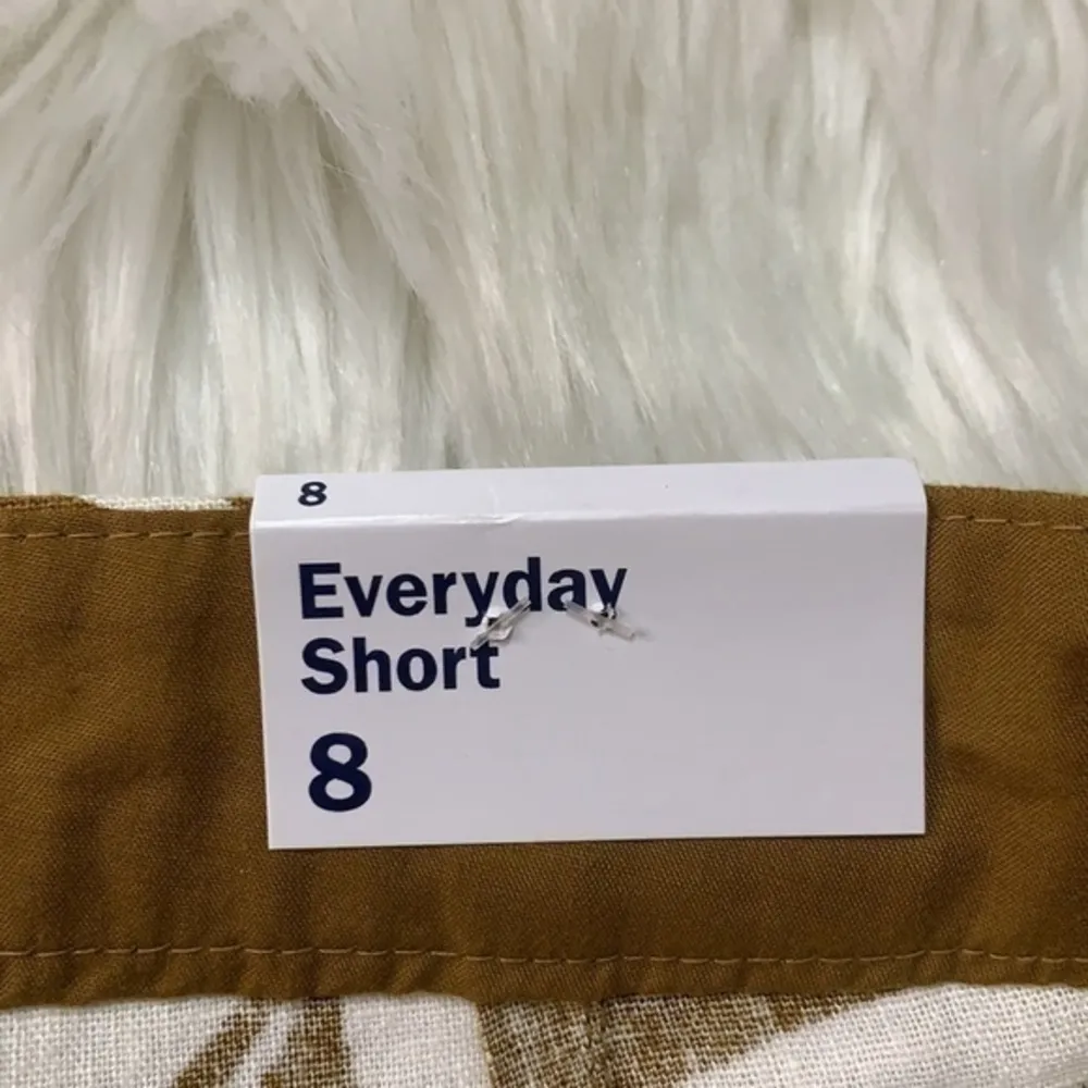 Old Navy linen blend Everyday shorts leaf 8 NWT - Image 5