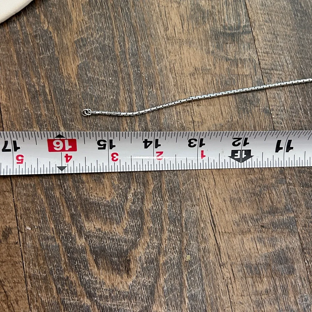 Vintage Monet Choker‎ Sliver Tone Statement Triangle V Shaped - Image 5