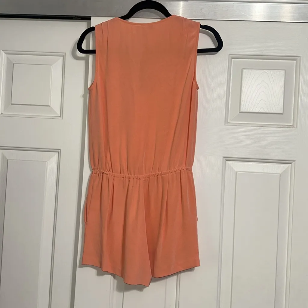 Rebecca Minkoff Coral V-Neck Mara Romper - Image 4