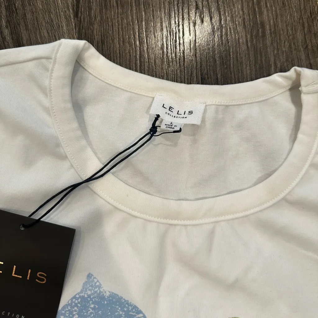 Le Lis Girlypop Graphic Baby Tee - Image 3