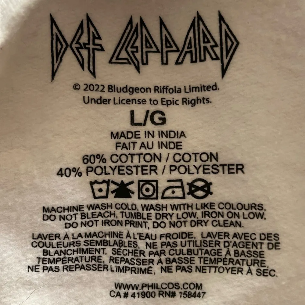 Def Leppard High N Dry Crewneck Sweatshirt - Image 3