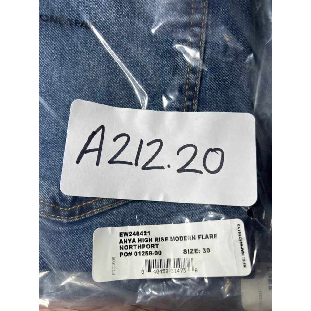 NEW Anthropologie Etica Denim ANYA HIGH RISE MODERN FLARE
NORTHPORT Sz 30 Blue - Image 5