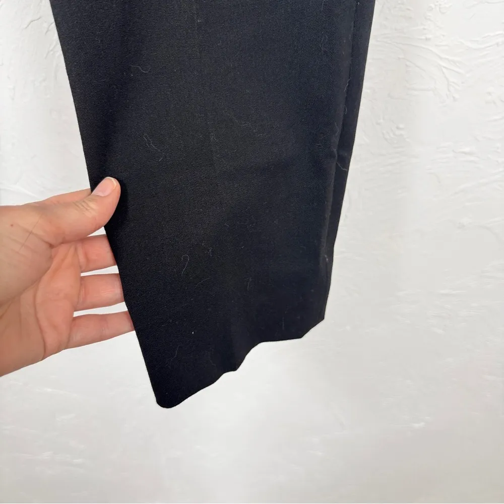 Mm Lafleur Black Slim Fit Trouser Dress Pants Womens 8 Classic Preppy Academia - Image 3