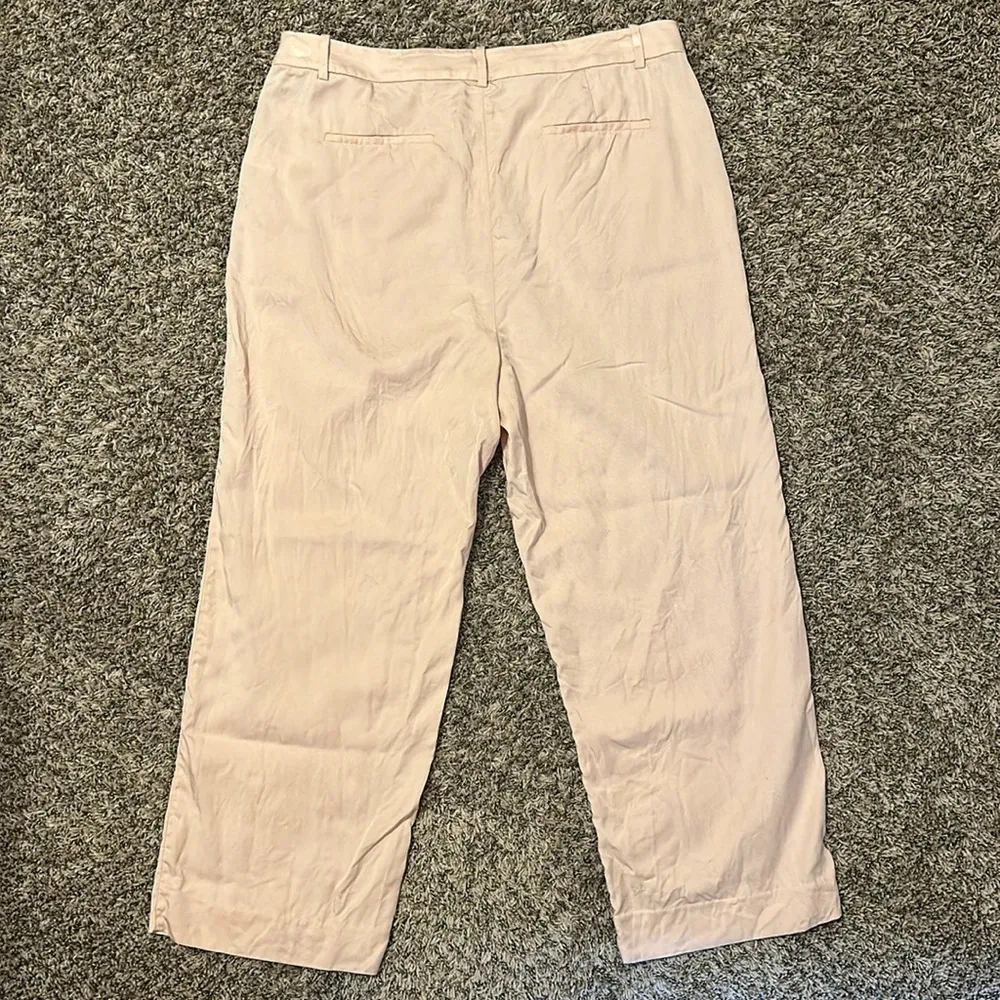 J. Crew Ingrid Dress Pants Slacks 16 Pink - Image 3