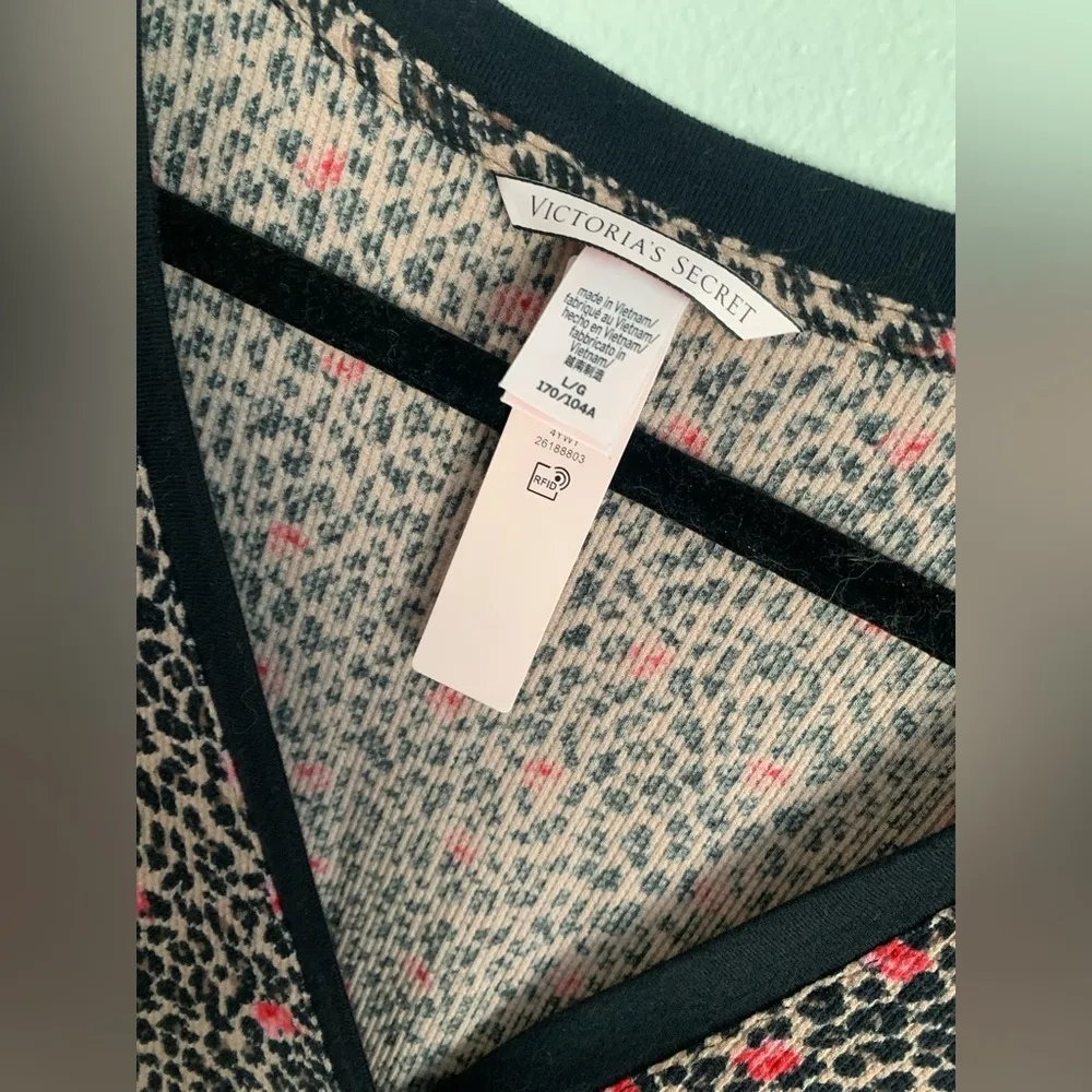 Victoria’s Secret leopard print onesie large - Image 2