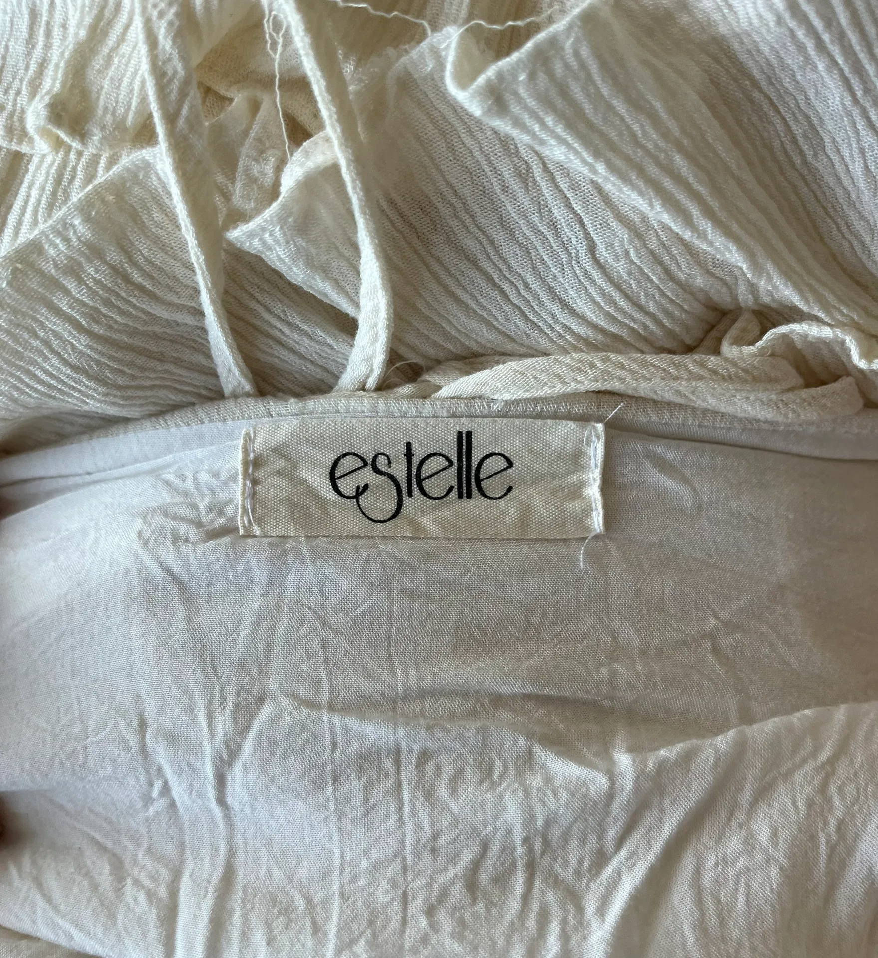 Cream Lace Estelle Dress White Size M - Image 6