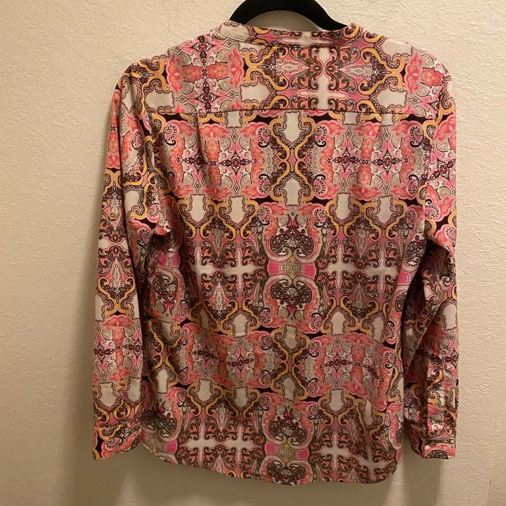 Charter Club button down utility blouse medium petite. - Image 8