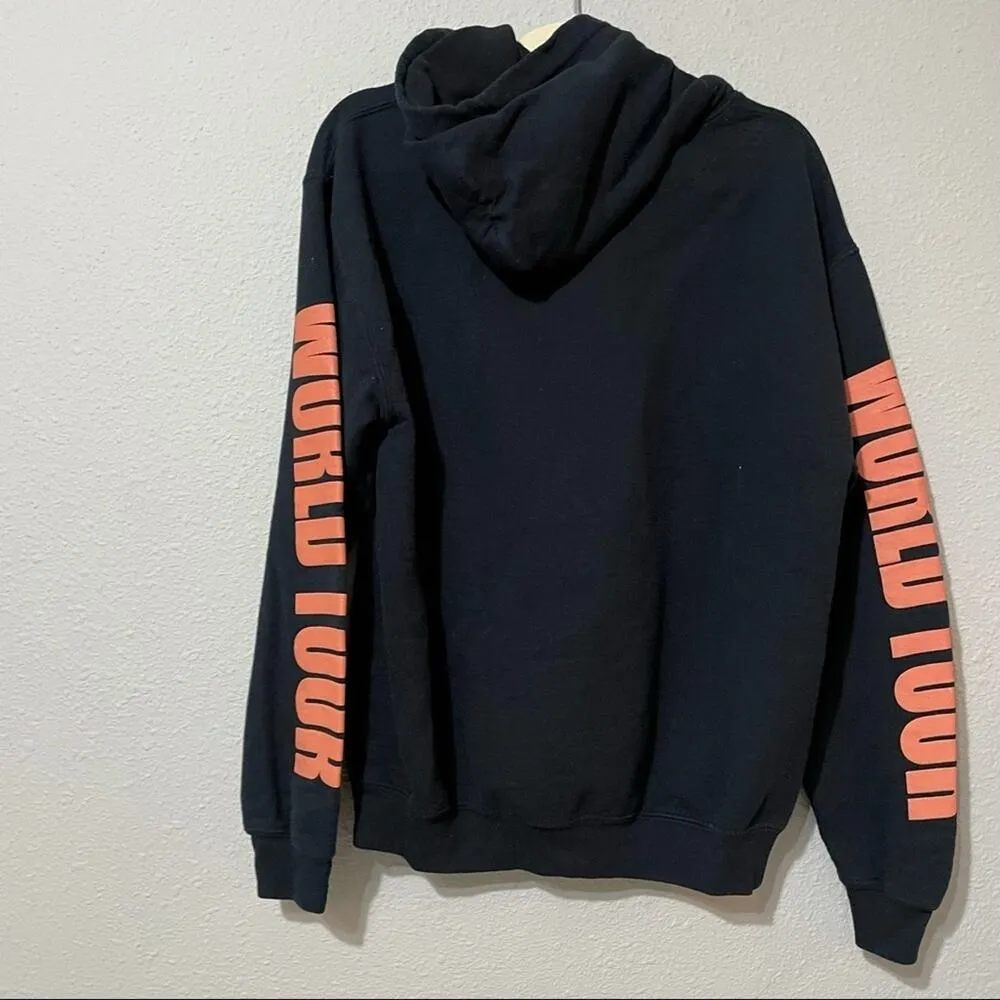 Justin Bieber Black Purpose The World Tour Hoodie Sweatshirt Womens M Hooded - Image 5