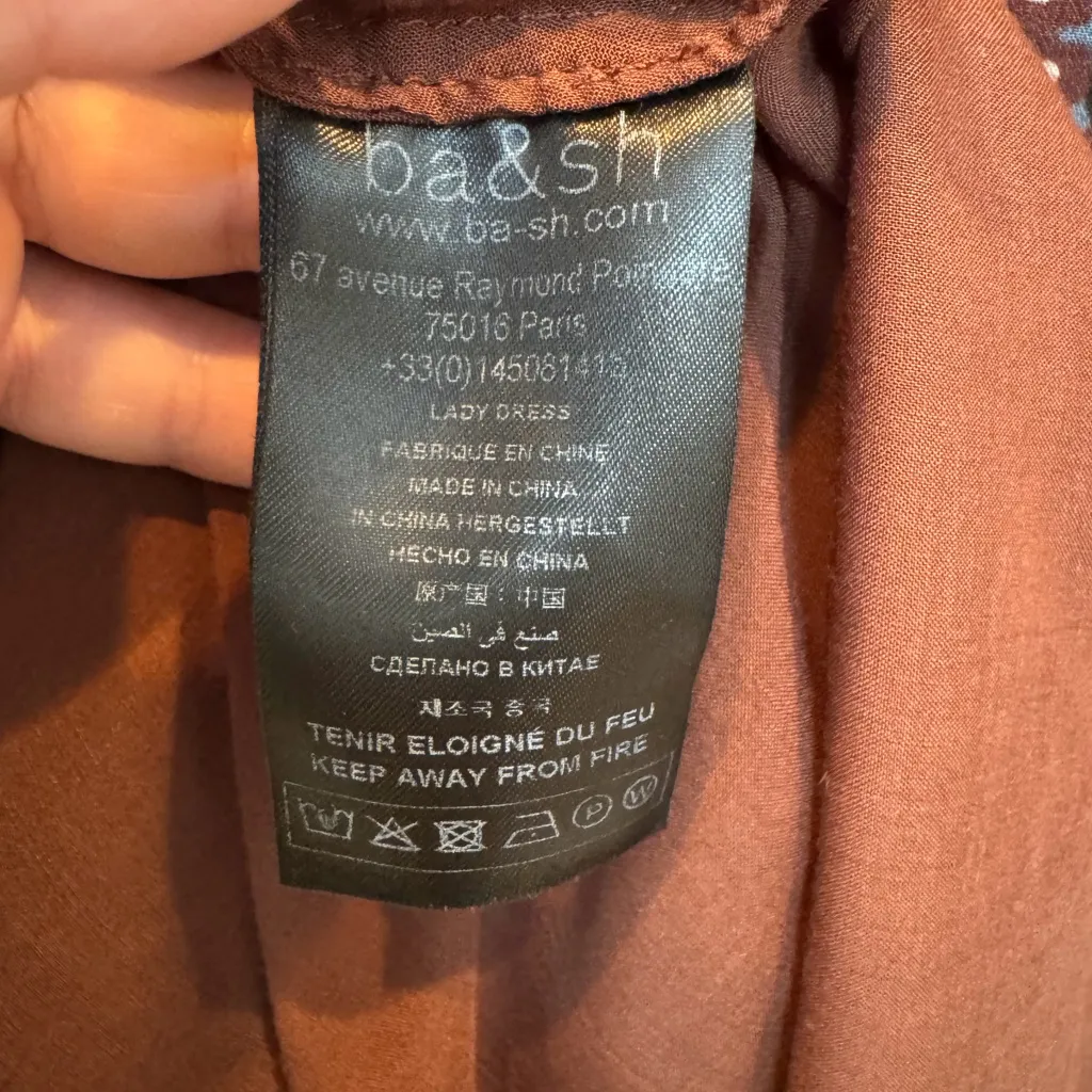 Ba&sh PAZUR DRESS - MARRON - Image 7