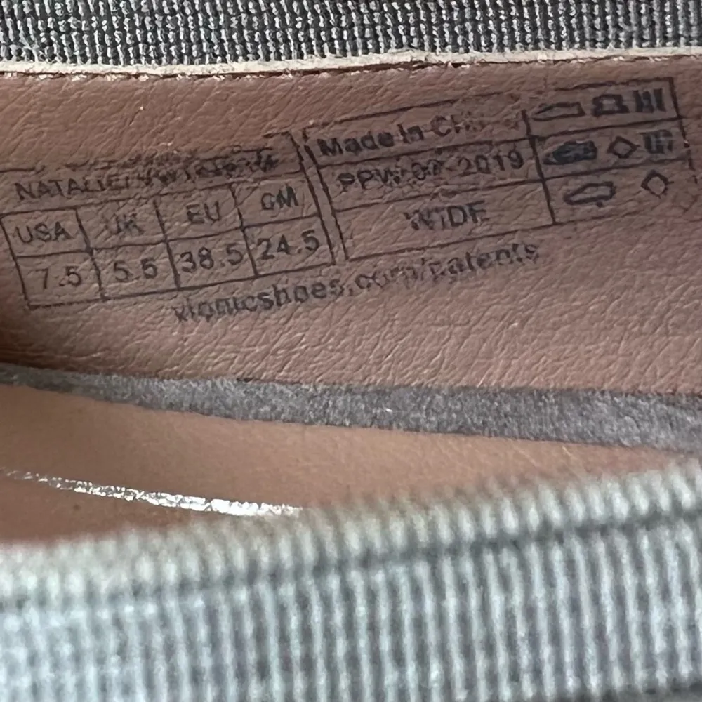 VIONIC Olympia Natalia Slate Gray Women’s Pump Size 7.5 #B1207 - Image 9