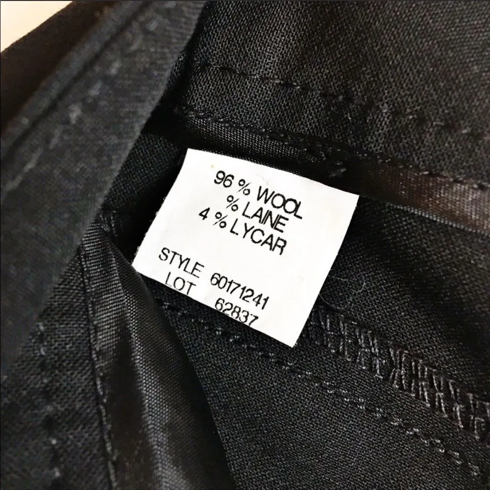 Euc Theory black wool chino dressy shorts sz 4 - Image 4