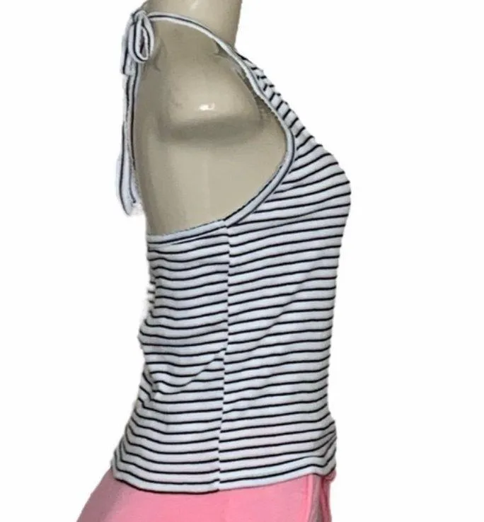American Eagle Tie Back Halter Top - Image 3