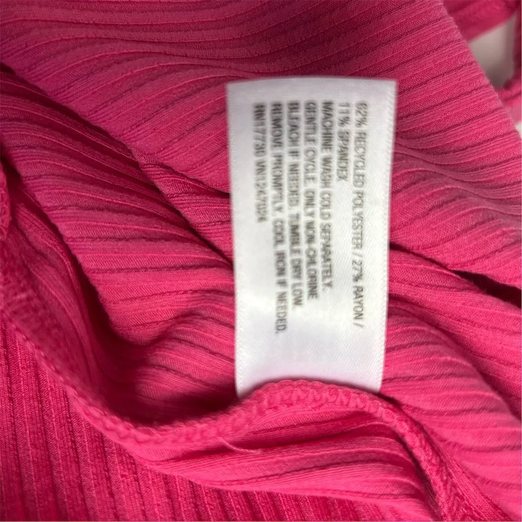 Future Collective Alani Noelle Women's Dress Size L Hot Pink Stretch Size L - Image 13