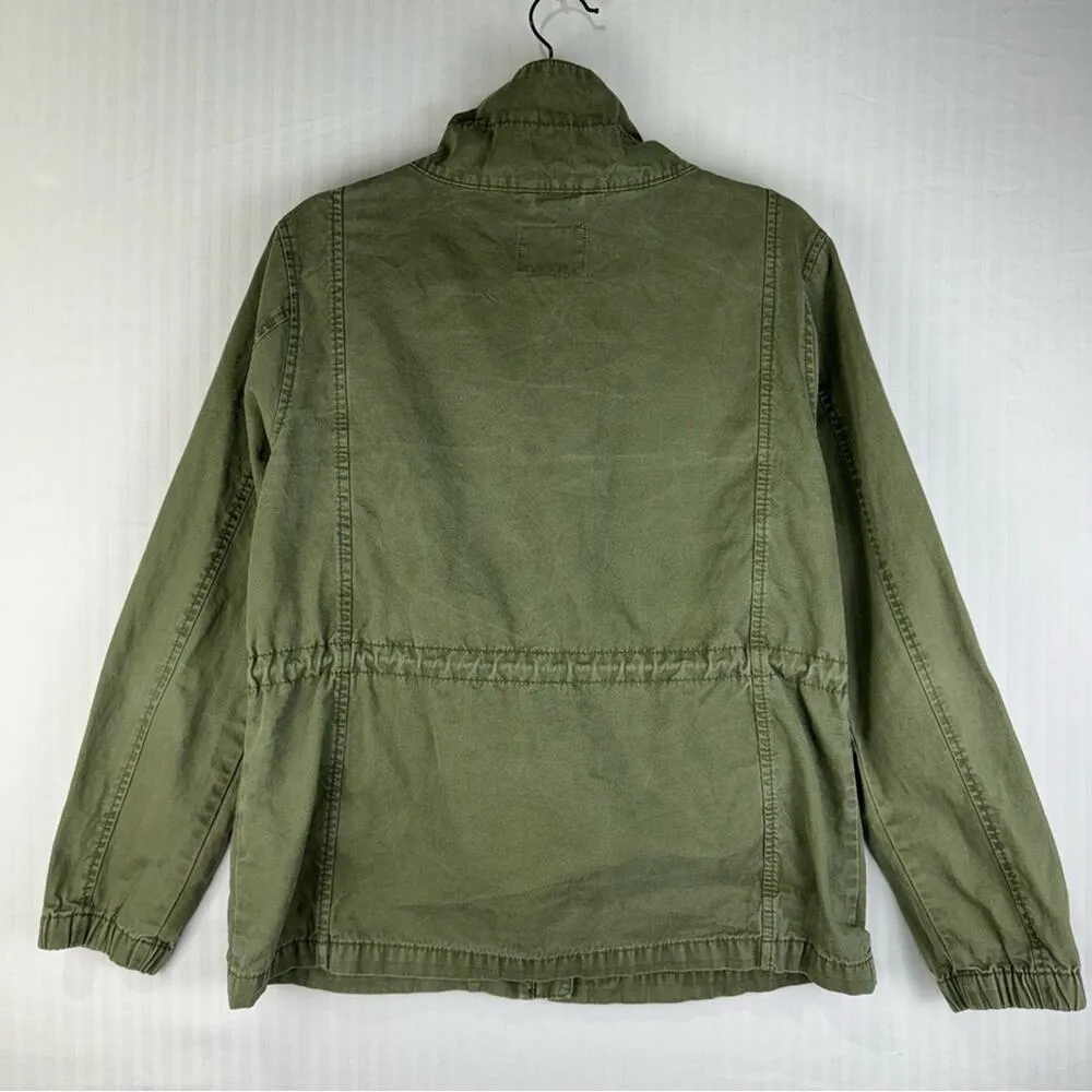 Old Navy Military Green Utility Jacket Women’s Size Large - Image 5