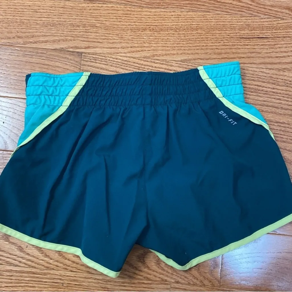 Nike Teal Dri-Fit Athletic Shorts Size Small - Image 5