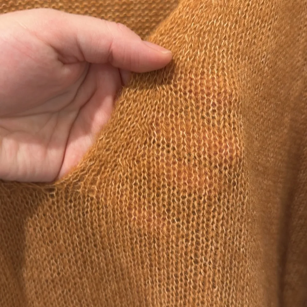 NWOT Free People Gossamer Pullover VNeck Sweater | Size Small Oversized - Image 6