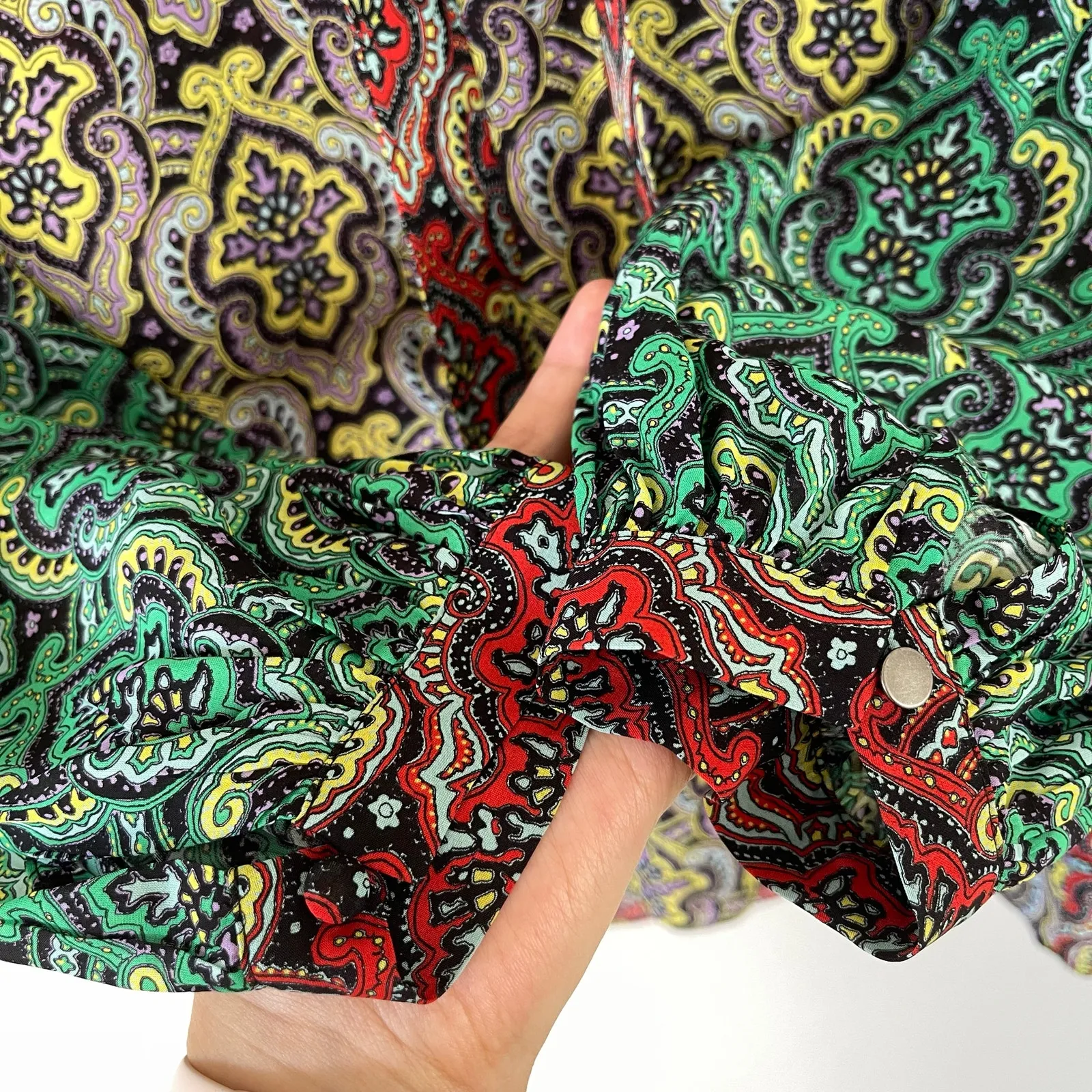 Alice + Olivia Sheila Blouson Top (S) - Image 8