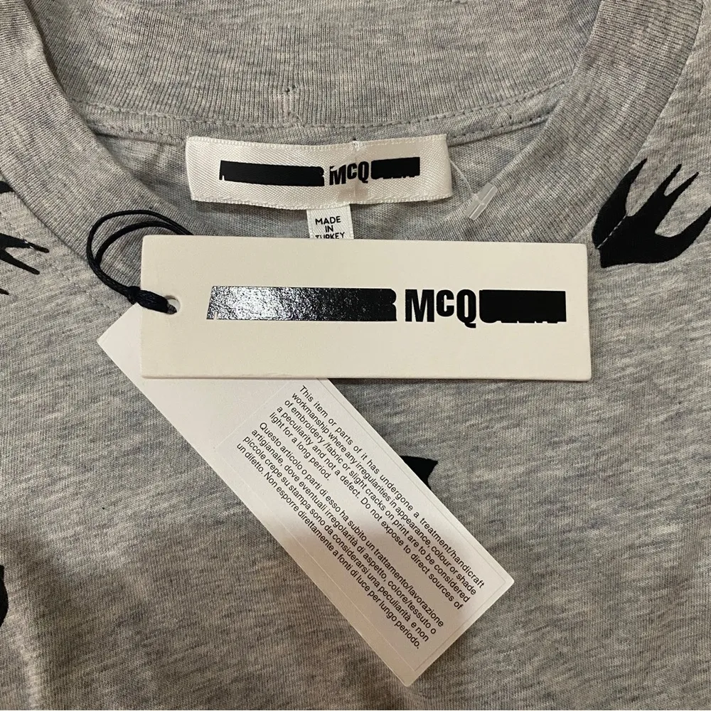 Alexander McQueen Grey short sleeve tee - Image 5