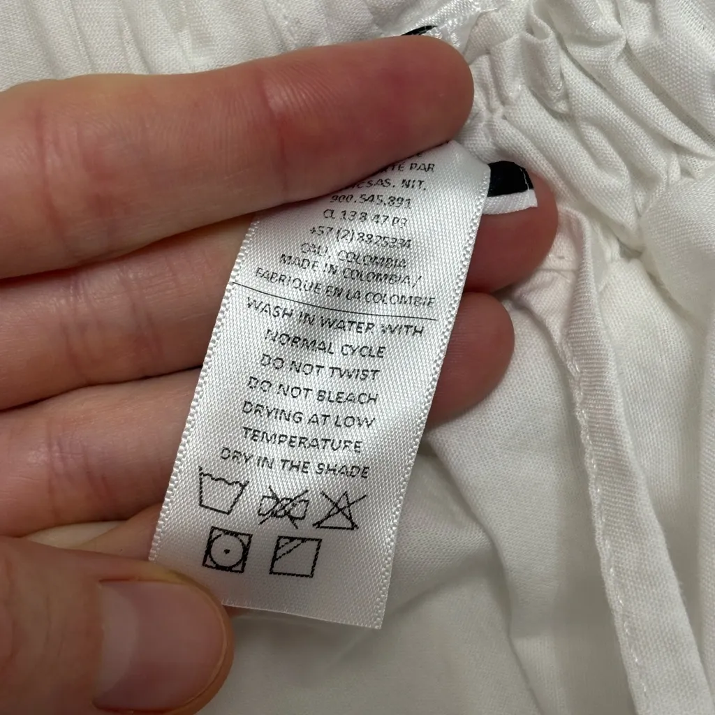 Peixoto Resort Wear Riley 100% Cotton Lined Maxi Skirt in White - Image 7