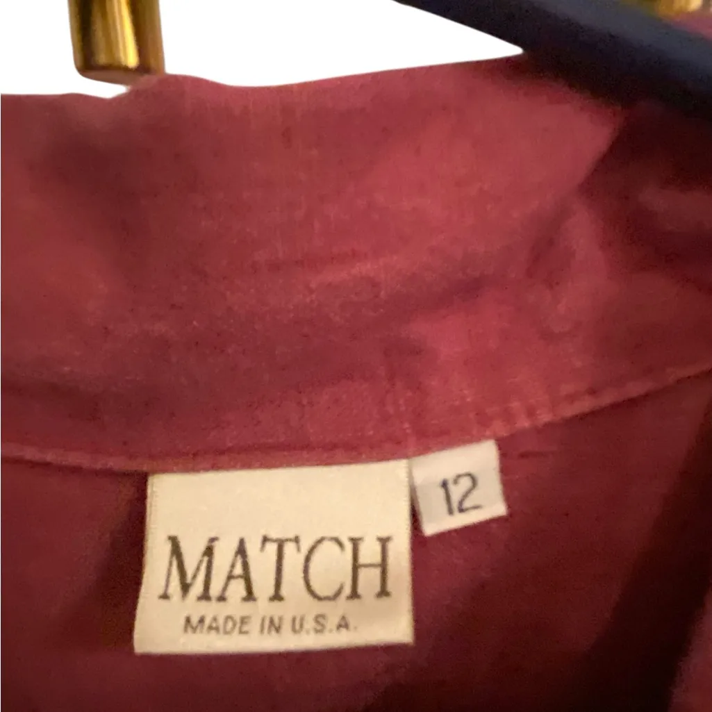 VTG Match Linen Pairie Button - Image 2