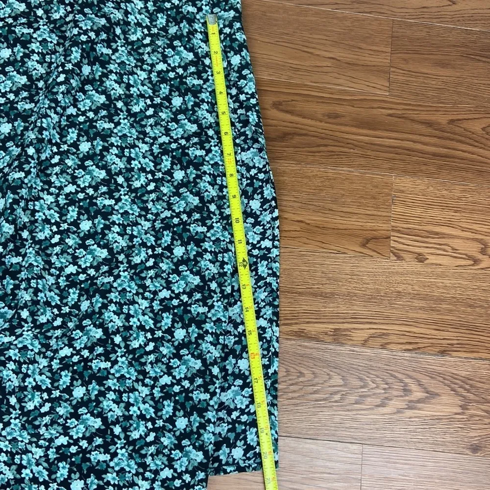 Vintage Blue Maxi Skirt in Black Green All - Image 12