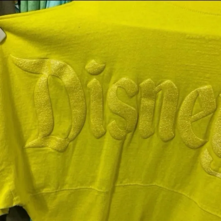 Disney parks Adventureland dole whip yellow spirit jersey S - Image 3