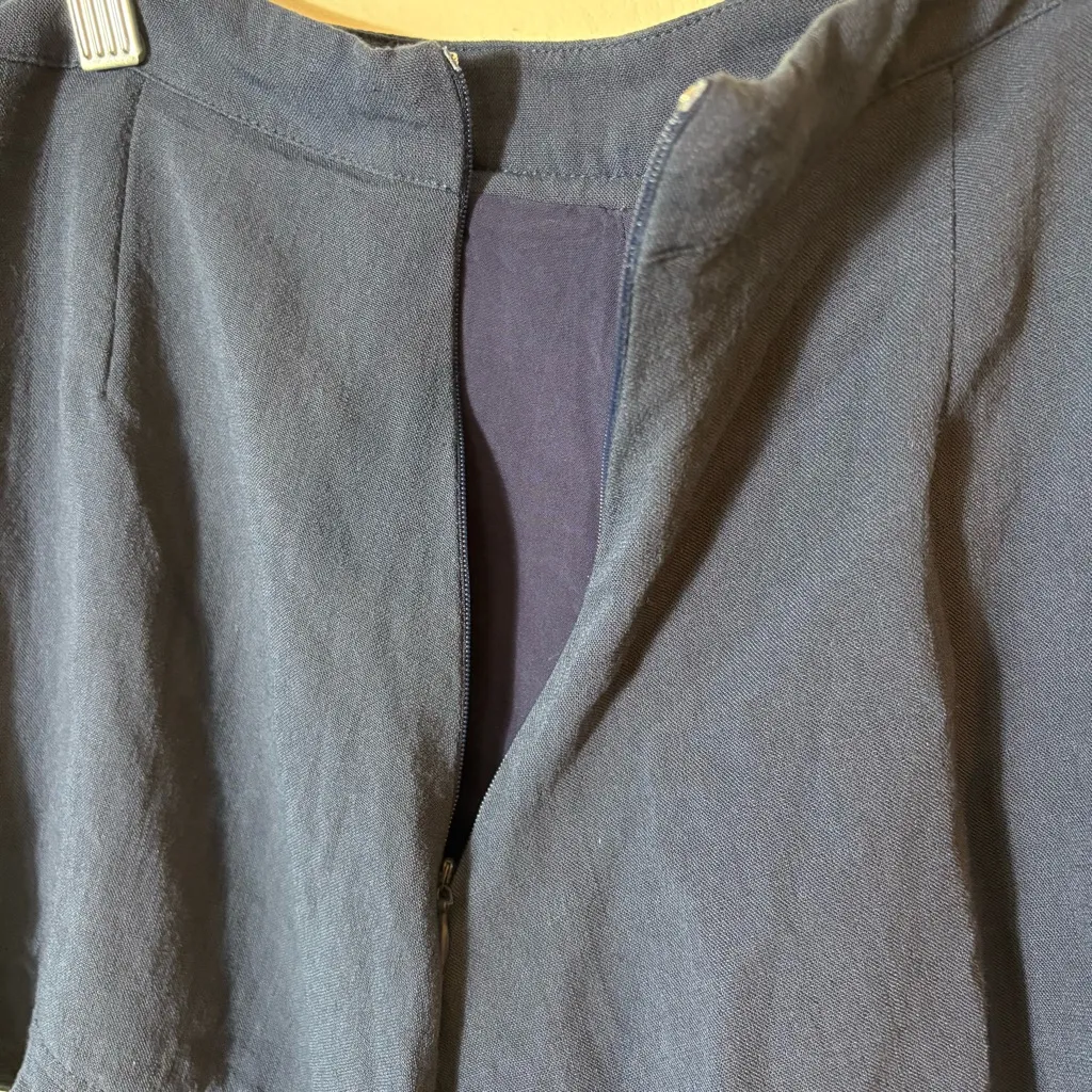 Altar’d State Ruffle‎ Hem Wrap Skort Navy Size Medium - Image 7