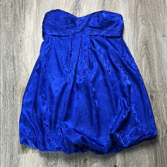 Forever 21 Strapless Royal Blue Dress Size Large - $28 - From Kristina