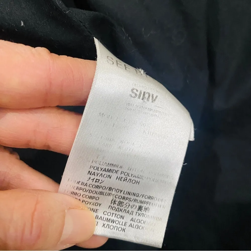 See By Chloe wool gray coat Made in Italy - Image 12